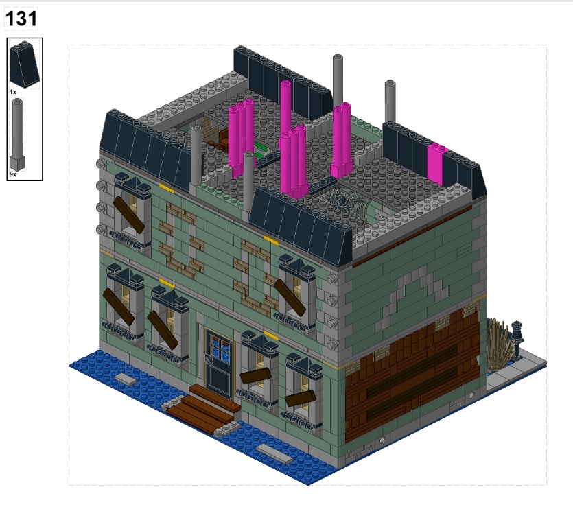 lego haunted mansion instructions